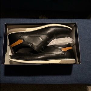 Black and Tan Casual Dress Shoe